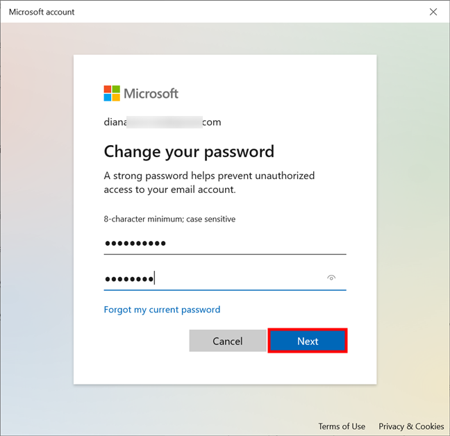 Cómo cambiar la contraseña de tu cuenta de Microsoft desde Windows 10
