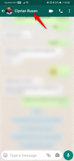 abrir un contacto