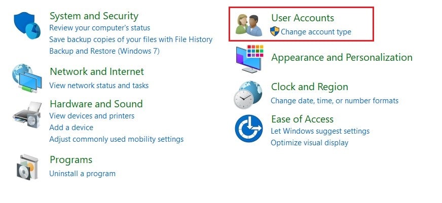 Haga clic en Cuentas de usuario | ¿Qué es una cuenta de máquina ASP.NET?