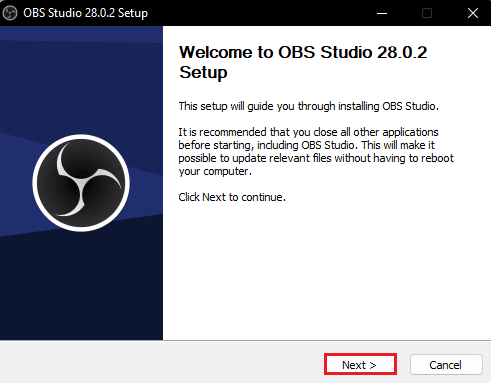 Configuración de estudio OBS.  Solucionar error de instalación OBS en Windows 10