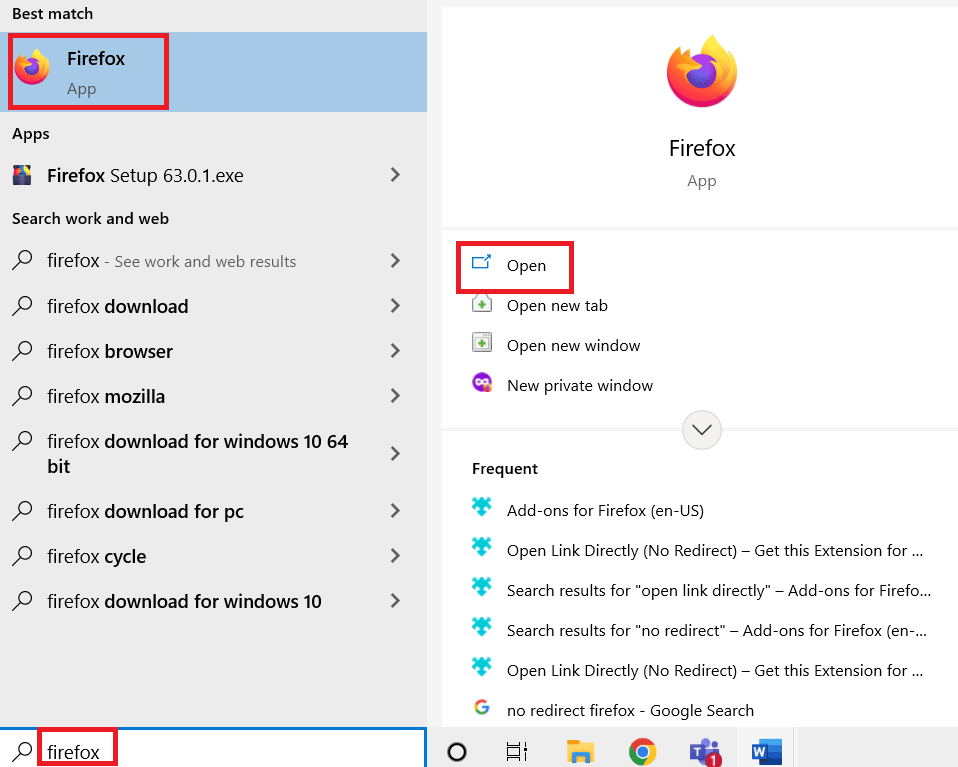 Abre Firefox