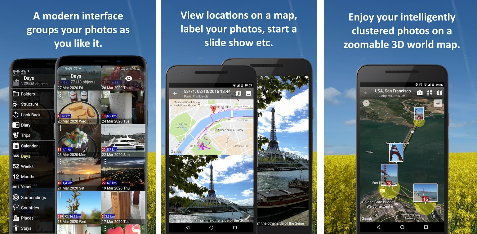 Foto Mapa | Las mejores aplicaciones de galería de Android para 2020