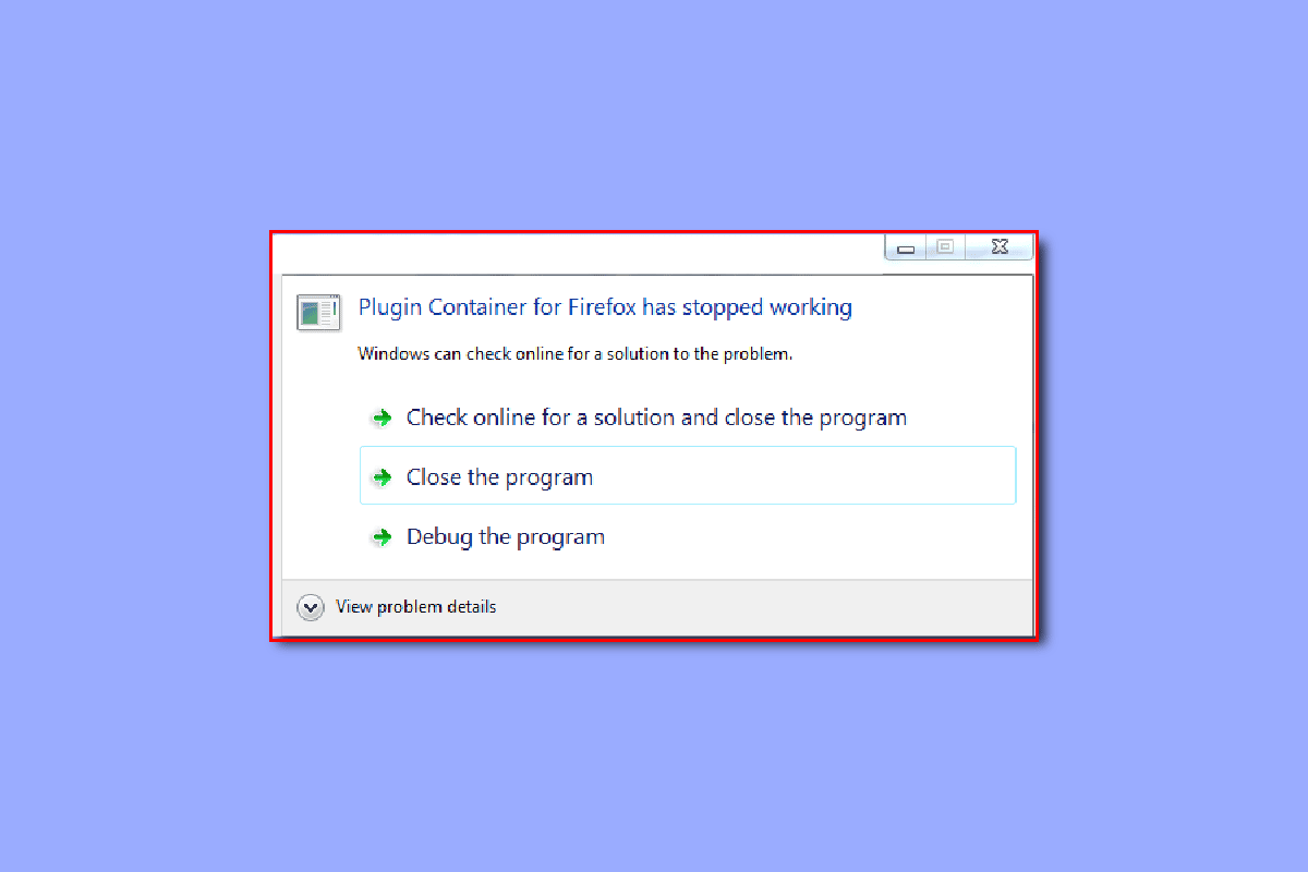 Reparar el contenedor de complementos para Firefox no funciona