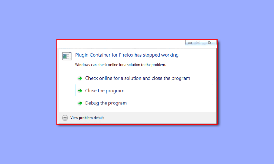 Reparar el contenedor de complementos para Firefox no funciona
