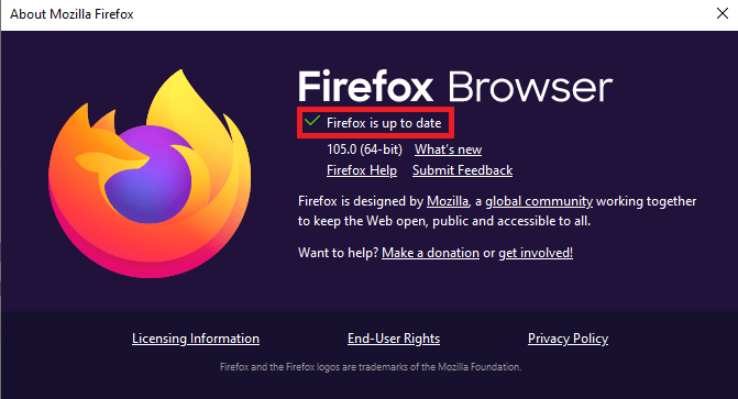 En un nuevo cuadro de diálogo que ha aparecido, verifique el estado de actualización