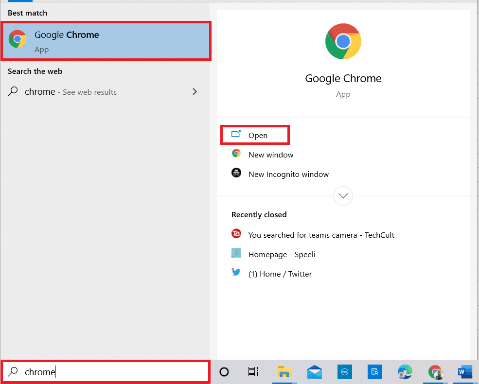 Abre Google Chrome