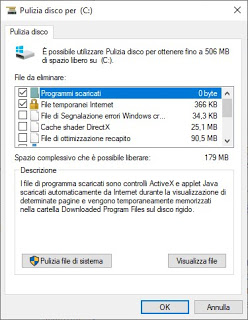 utilidad de limpieza de disco disco de limpieza