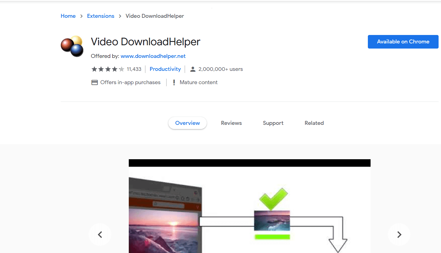 Ayudante de descarga de vídeo | Descargar video incrustado desde cualquier sitio web