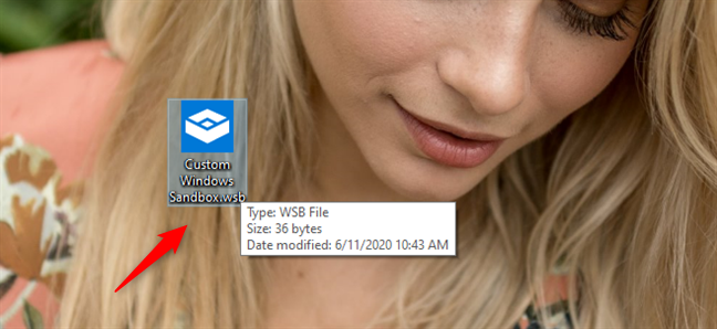 Un archivo de configuración personalizado de Windows Sandbox