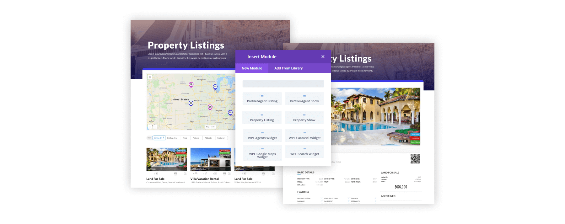 integración de realtyna wpl divi