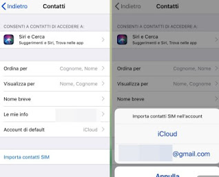Importar una tarjeta SIM