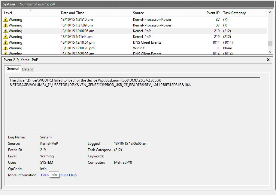 Arreglar WUDFRd Driver  Driver  WudfRd no se pudo cargar para el dispositivo WpdBusEnumRoot