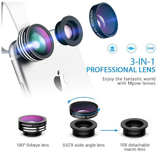 Lente de teléfono inteligente Mpow Lente de teléfono inteligente Mpow