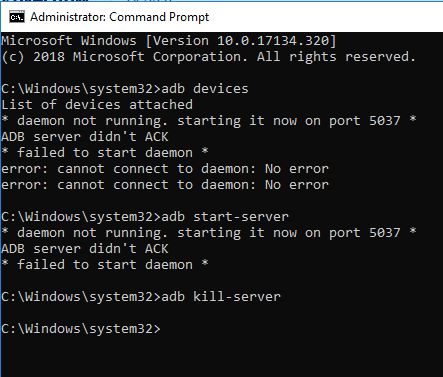 navegar por el símbolo del sistema como administrador |  Arreglar teléfono Android no reconocido en Windows 10