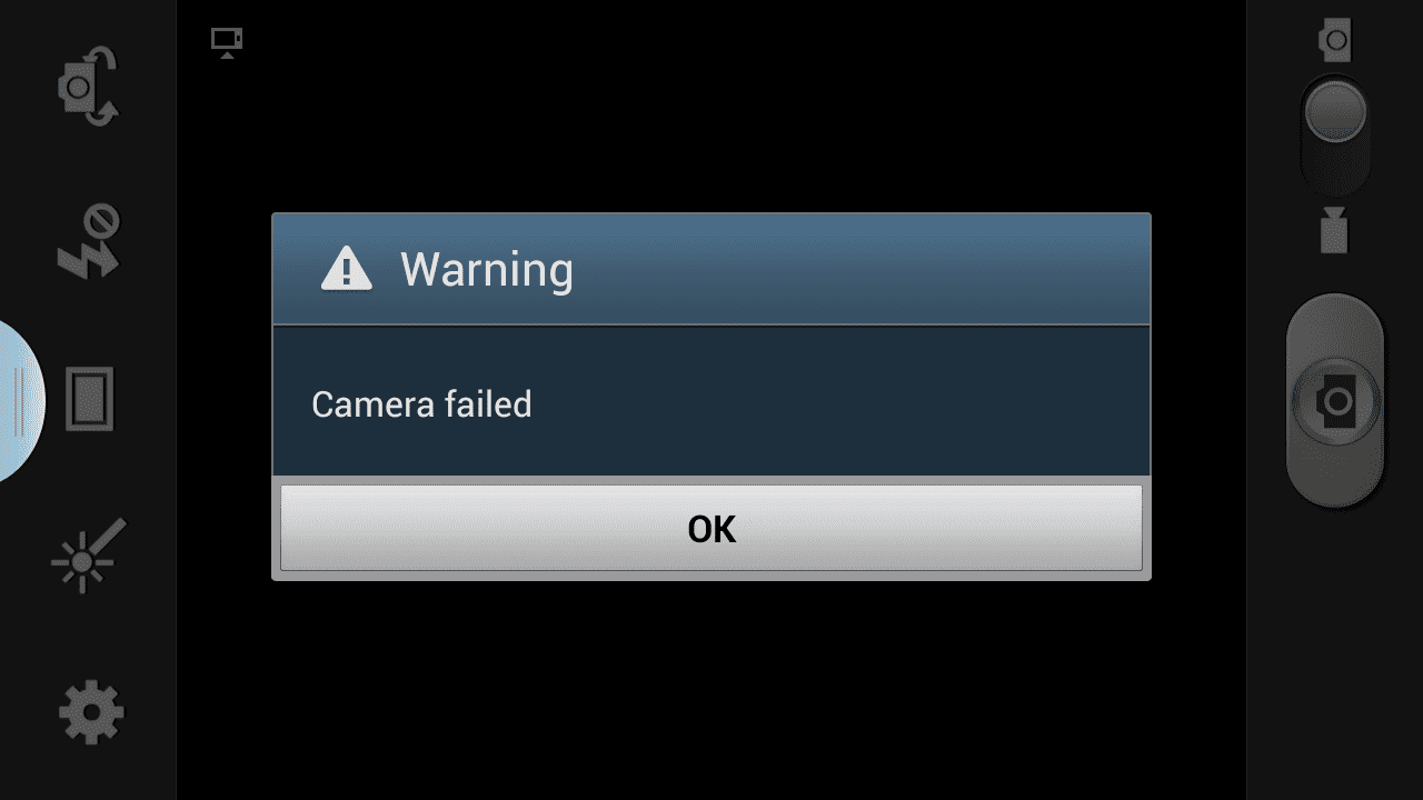 Solucionar error de cámara fallida en Samsung Galaxy