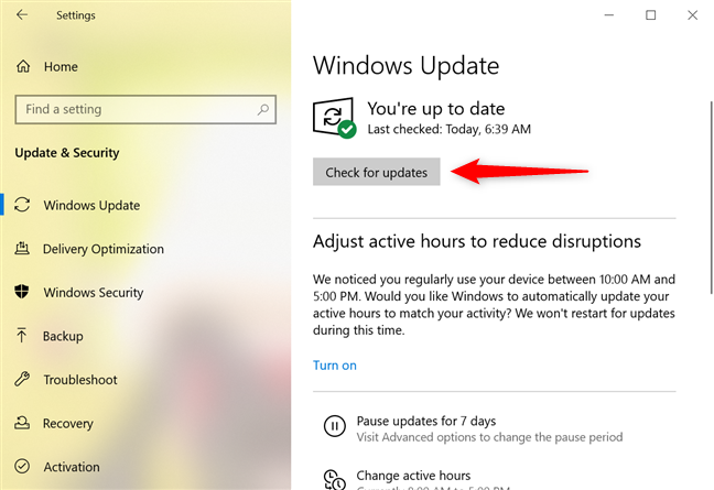 Busque una actualización que solucione su problema