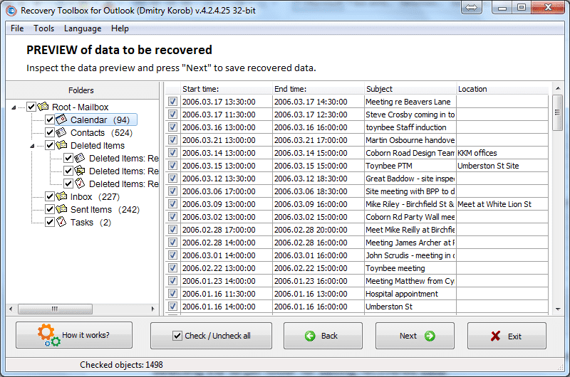 Mire los datos recuperados tan pronto como se complete el análisis
