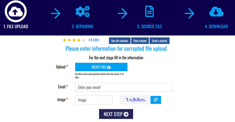 Esto permite reparar archivos dañados de forma remota.