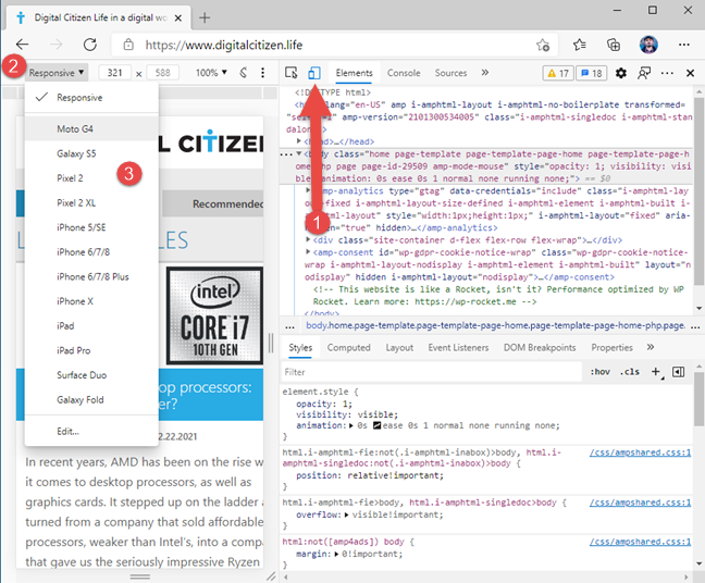 Cómo usar el emulador de navegador móvil en Chrome, Firefox, Edge y