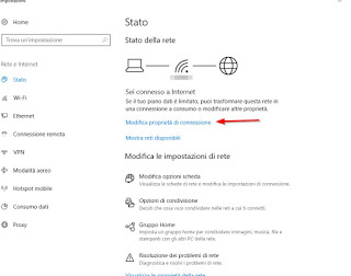Propiedades de conexión Propiedades de conexión de Windows 10