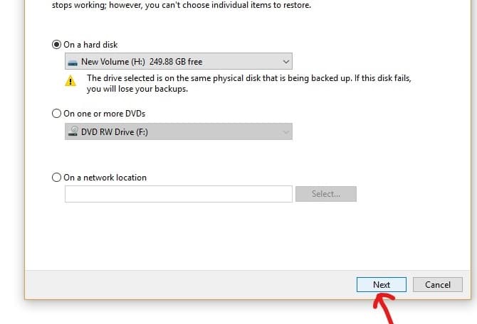 Haga clic en el botón Siguiente disponible en la esquina inferior derecha
