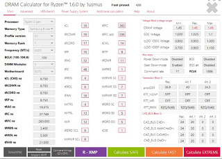 Calculadora DRAM para Ryzen ram herramienta