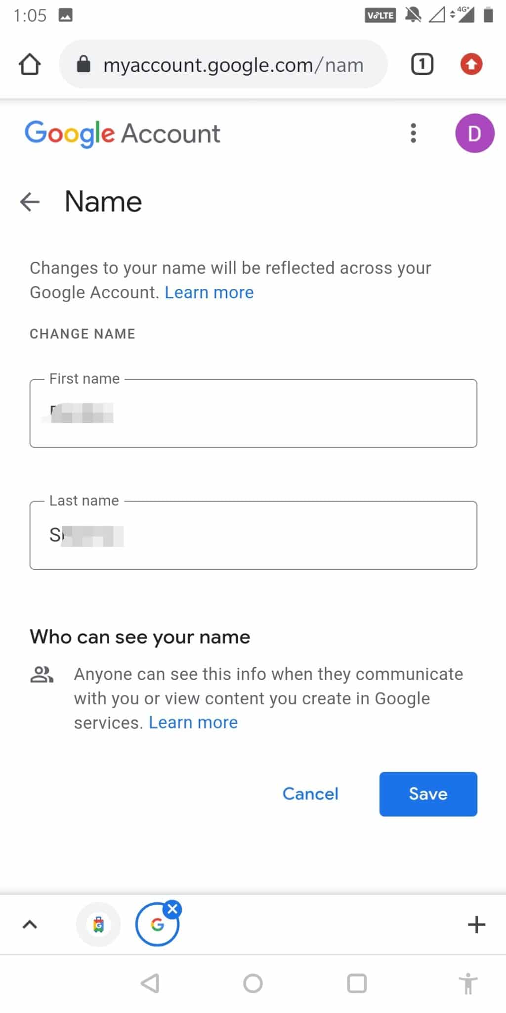 Cambie la ortografía según sus preferencias y toque Guardar