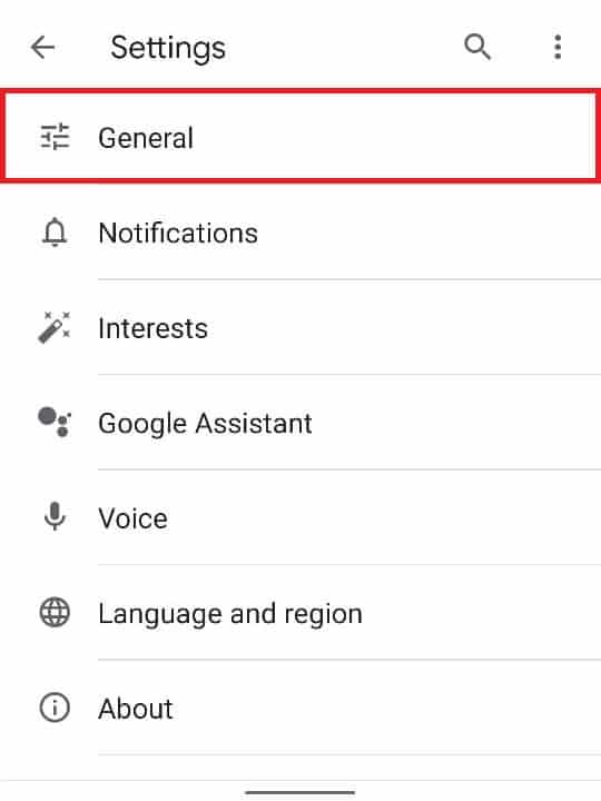 Busque la opción titulada 