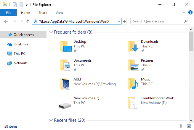 % LocalAppData% MicrosoftWindowsWinX