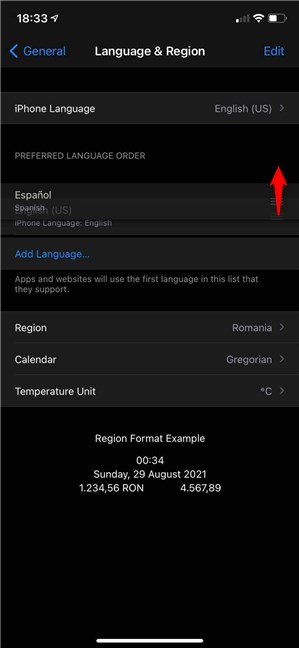 Cómo cambiar el idioma en iPad y iPhone cuando hay más idiomas preferidos