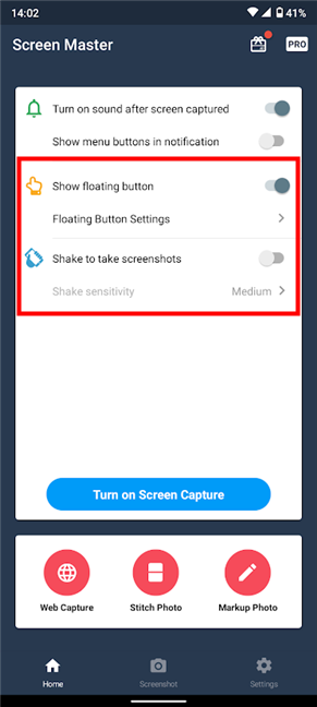 Screen Master ofrece nuevas opciones para hacer capturas de pantalla en Android
