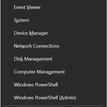 Presione Windows + X, luego seleccione Power Shell (administrador). Después de eso, aparecerá una nueva ventana de Power shell como se muestra a continuación.