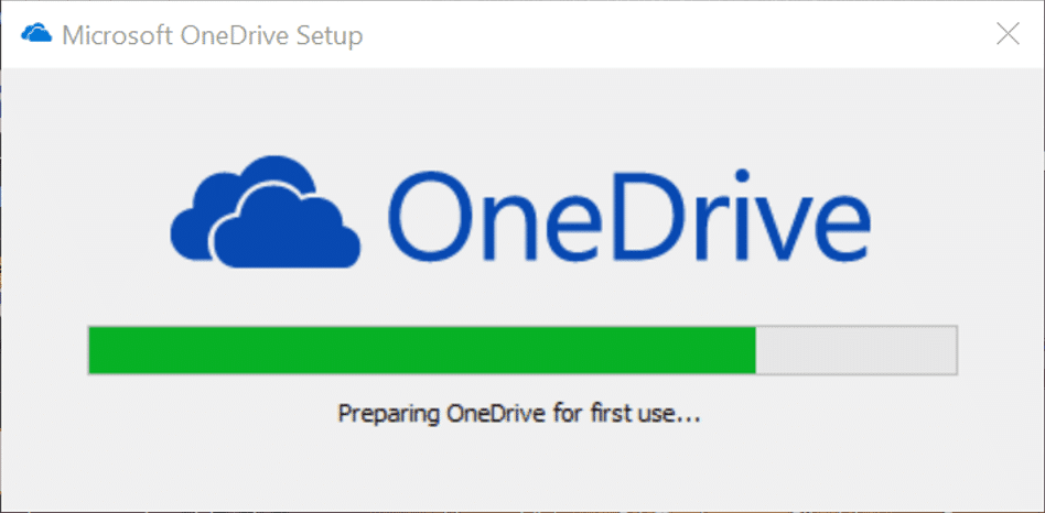 Después de la ejecución, puede ver que una unidad se está instalando en su PC.