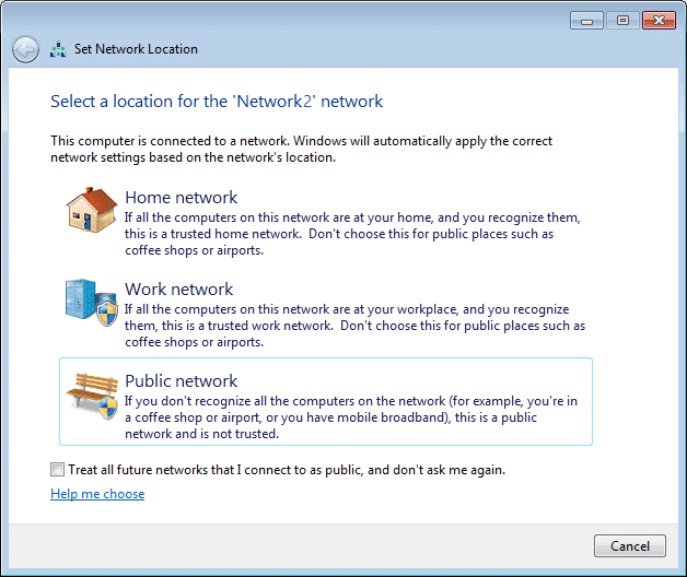 Cambiar perfil de red en Windows 7 | Cambiar de red pública a privada en Windows 10