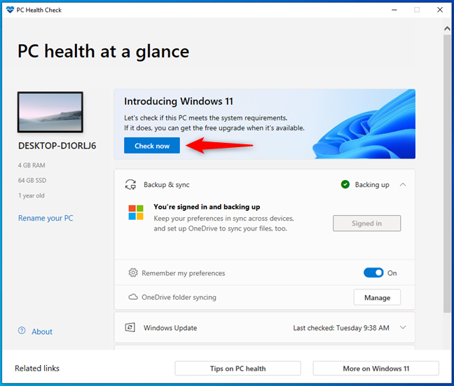 Verifique ahora para ver si su PC cumple con los requisitos del sistema de Windows 11