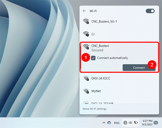 Cómo conectarse a Wi-Fi en Windows 11
