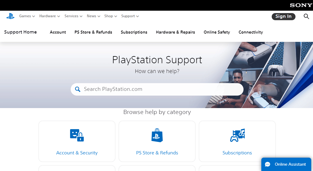 Póngase en contacto con el soporte de PlayStation |  Cómo cerrar sesión en todos los dispositivos en PlayStation