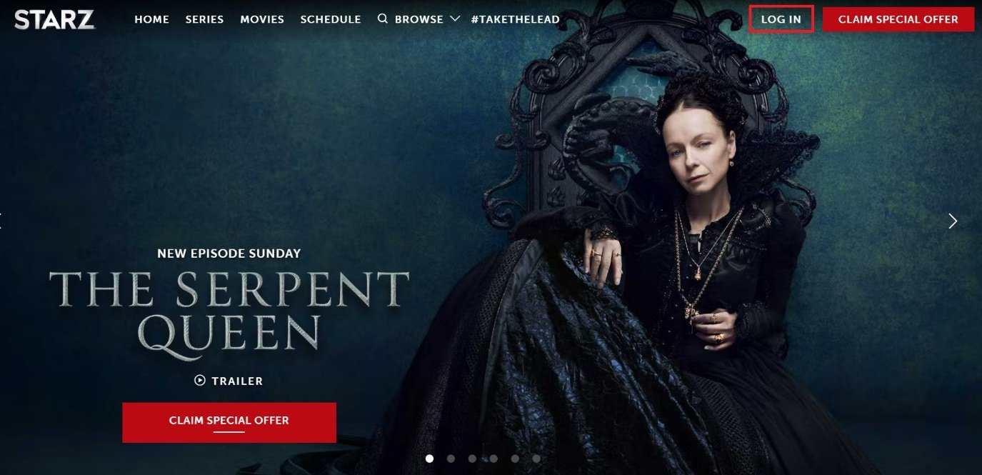Cómo cerrar sesión en todos los dispositivos en la aplicación STARZ 3