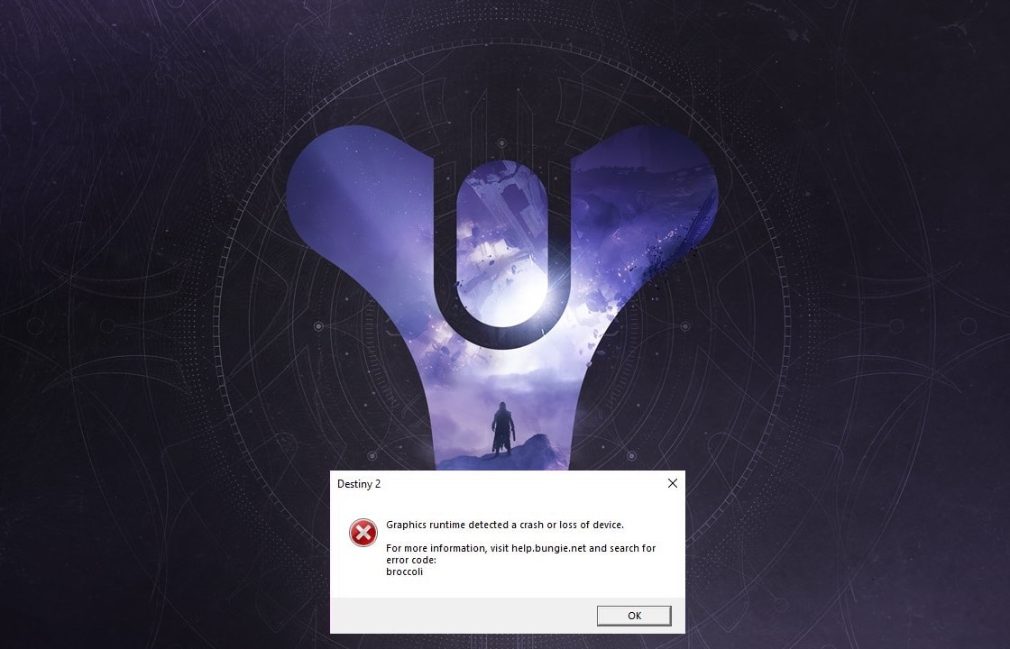 Cómo arreglar el código de error de Destiny 2 Brócoli