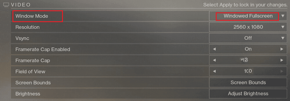 Destiny 2 en ventana o pantalla completa.  Cómo reparar el código de error Destiny 2 Broccoli en Windows 10