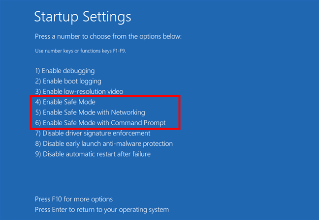 Cómo entrar en modo seguro en Windows 10