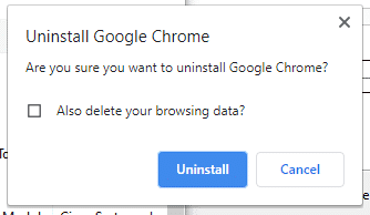 Ahora, confirme el aviso haciendo clic en Desinstalar. Los videos de Twitter no se reproducen