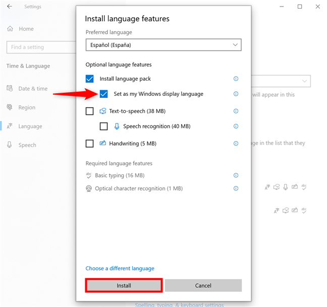 Cómo cambiar el idioma en Windows 10 de inmediato