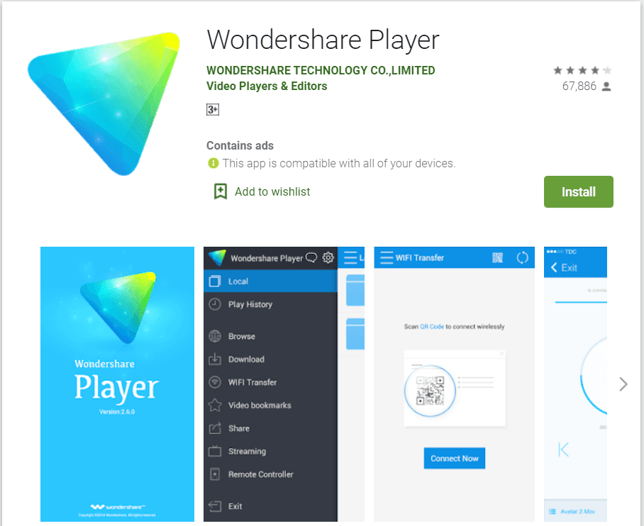 Reproductor WonderShare