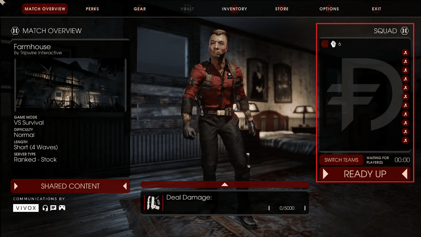 En SQUAD puedes agregar a tus amigos y jugar.  Arreglar Killing Floor 2 Esperando el problema de los jugadores
