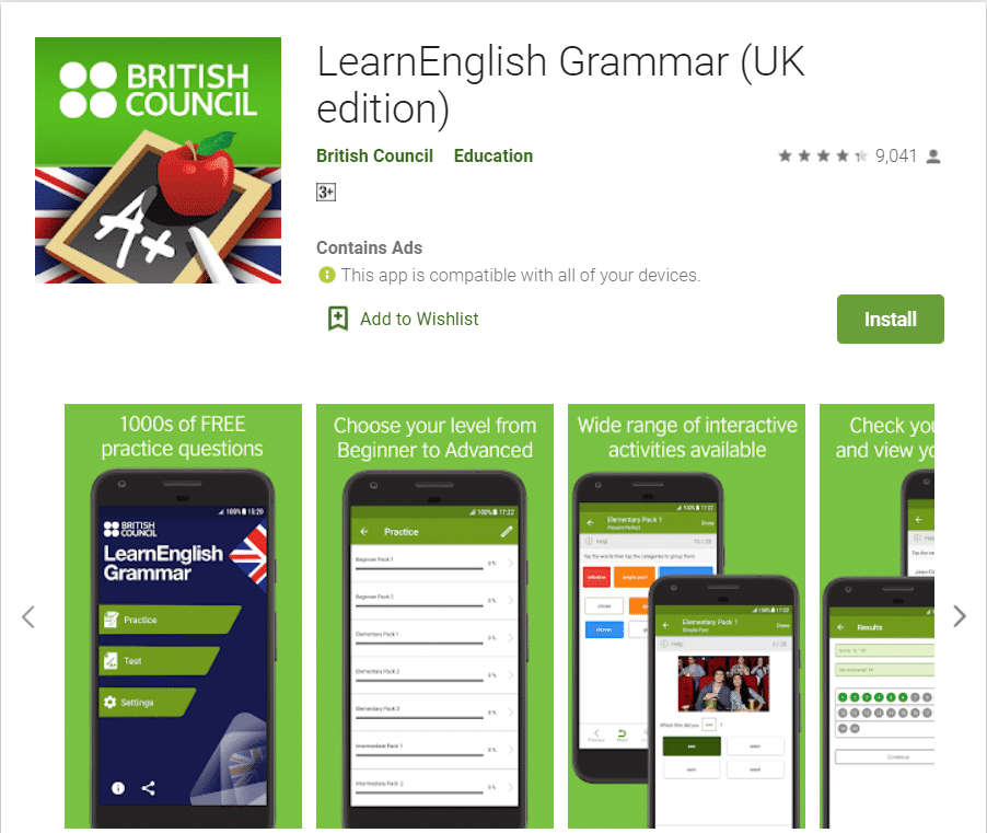 Aprende gramática inglesa por el British Council