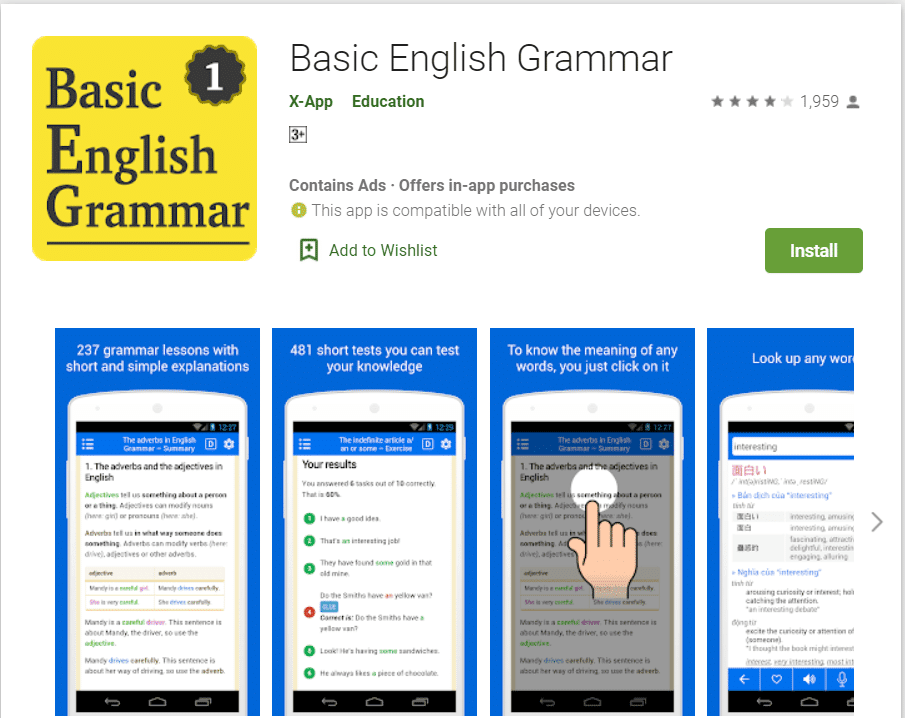 gramática inglesa básica