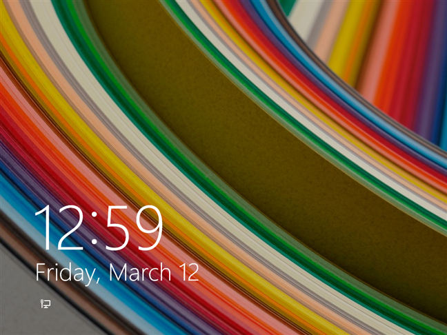 Pantalla de bloqueo de Windows 8.1