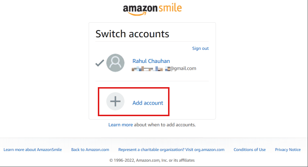 Haga clic en Agregar cuenta