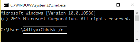 narzędzie do weryfikacji dysku chkdsk